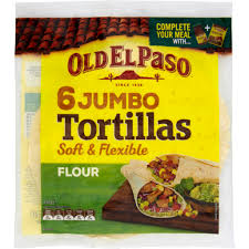 OEP 6 JUMBO TORTILLA SOFT&FLEXIBLE 450GM