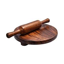 Wooden Polpat With Belan (Dia 10.5) 11 Inch - 8215