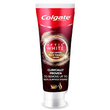 Colgate Optic White Toothpaste For Coffee,tea & Tobacco Users 75ml