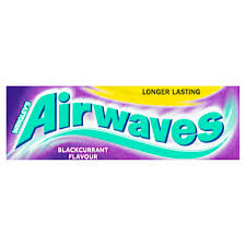 Wrigleys Airwaves Chewing Gum Blackcurrant Flavor 14gm