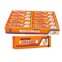 Batook Chewing Gum Orange Flavorx20pc Otr