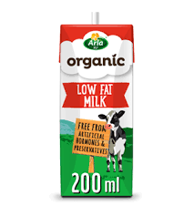Arla Organic Lf Milk 200ml