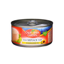 CALIFORNIA GARDEN SKIPJACK TUNA IN SUNFLOWER OIL 170g