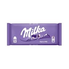 Milka Milk Chocolate Slab 98gm