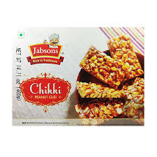 Jabsons Peanuts Chikki - Vegetarian, Artificial Color Free, Artificial Flavor Free