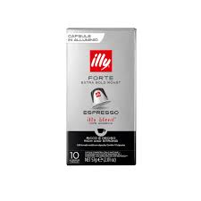 Illy Forte Espresso Extra Bold Roast Capsules, 10 Capsules