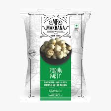 Mr.makhana Roasted Popped Lotus Seeds Pudina Party Flavor 75g