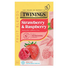 Twinings Strawberry & Raspberry Tea Bags 20PER PACK