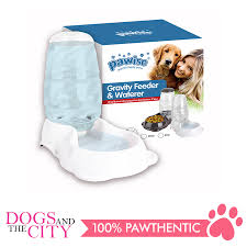 Pawise Gravity Flow White 2.8L Pet Water Dispenser