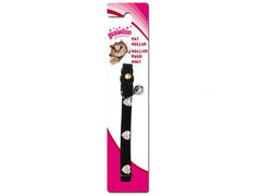 Pawise Cat Collar - Diamond Heart, Black