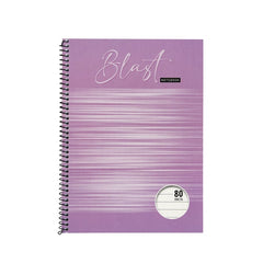 Ats Purple A5 Ruled Notebook (80 Sheets)