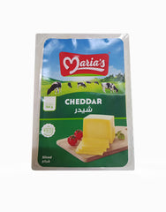MARIAS CHEDDAR CHEESE SLICED WHITE 150G