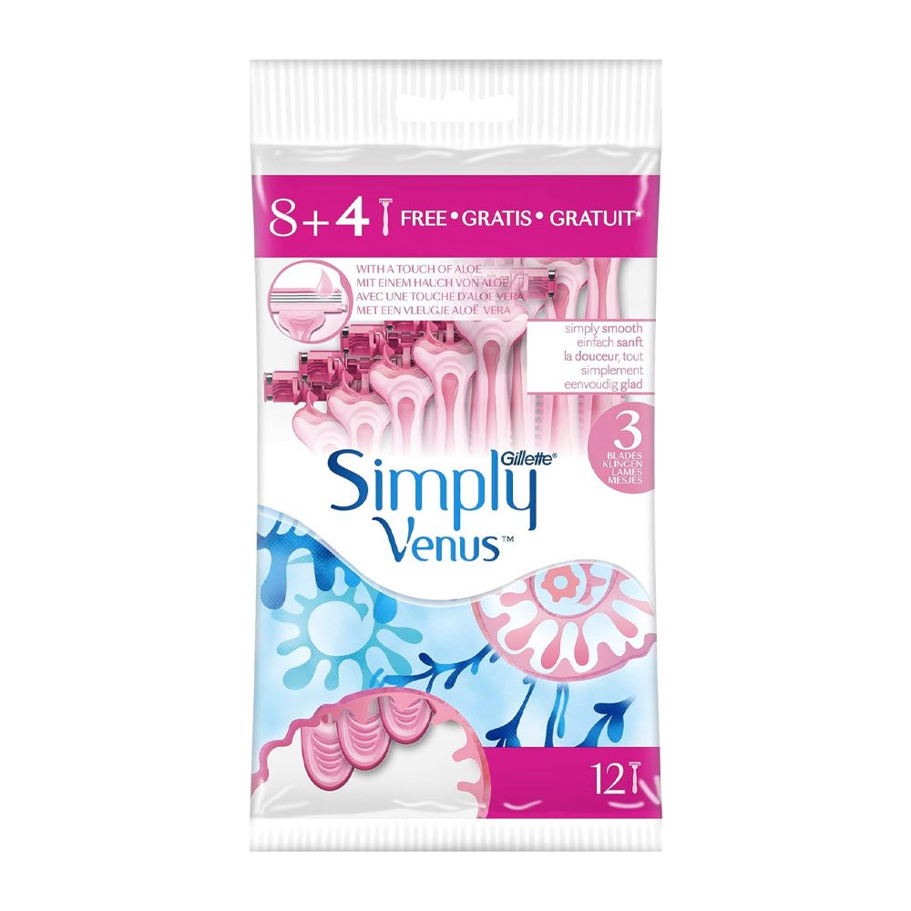 GILLETTE SIMPLY VENUS 8+4