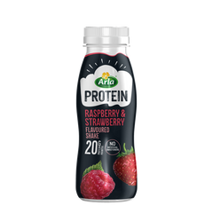 ARLA PROTEIN STRAWBERRY&RASPBERRY PROTEIN MILK 225ML