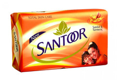 Santoor Total Skin Care Soap Sandal & Turmeric 125gm x5