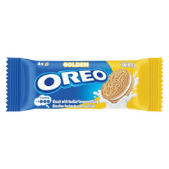 Oreo Golden Sandwich Biscuits Filled With Vanilla Cream 36.8g