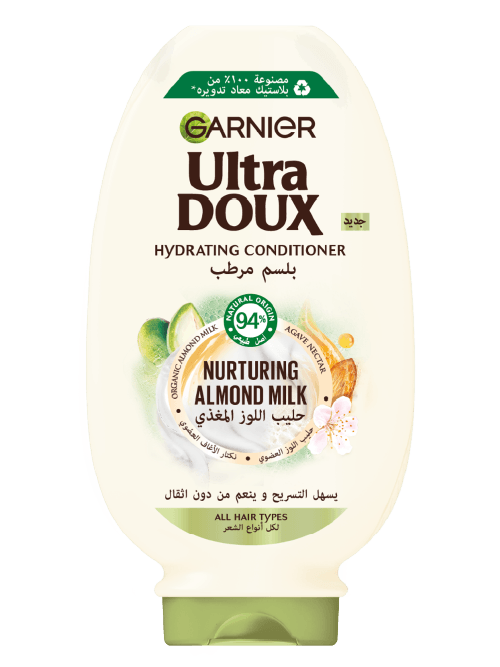 GARNIER ULTRA DOUX HYDRATING SHAMPO ALMOND MILK NECTAR 400ML