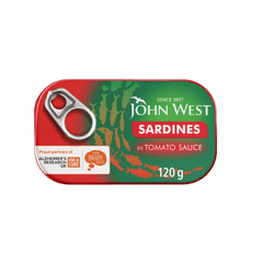 John West Sardines Tomato Sauce 120gm