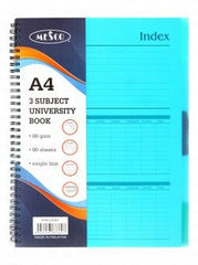 Flamingo A4 Blue Manuscript Book (80 Sheets)