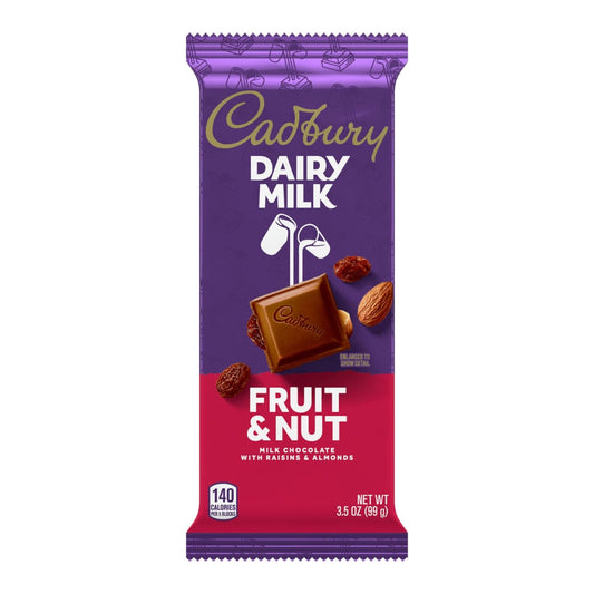 Cadbury Dairy Milk Fruits & Nuts Chocolate Slab 85 Gm