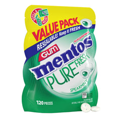 Mentos Pure Fresh Chewing Gum Spearmint Sugar Free