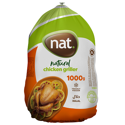 Nat Frozen Chicken 1000gm
