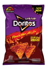 Doritos Flamin Hot Sriracha Tortilla Chips 195gm