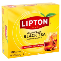 Lipton Yellow Label Black Tea Bags 100Per Pack