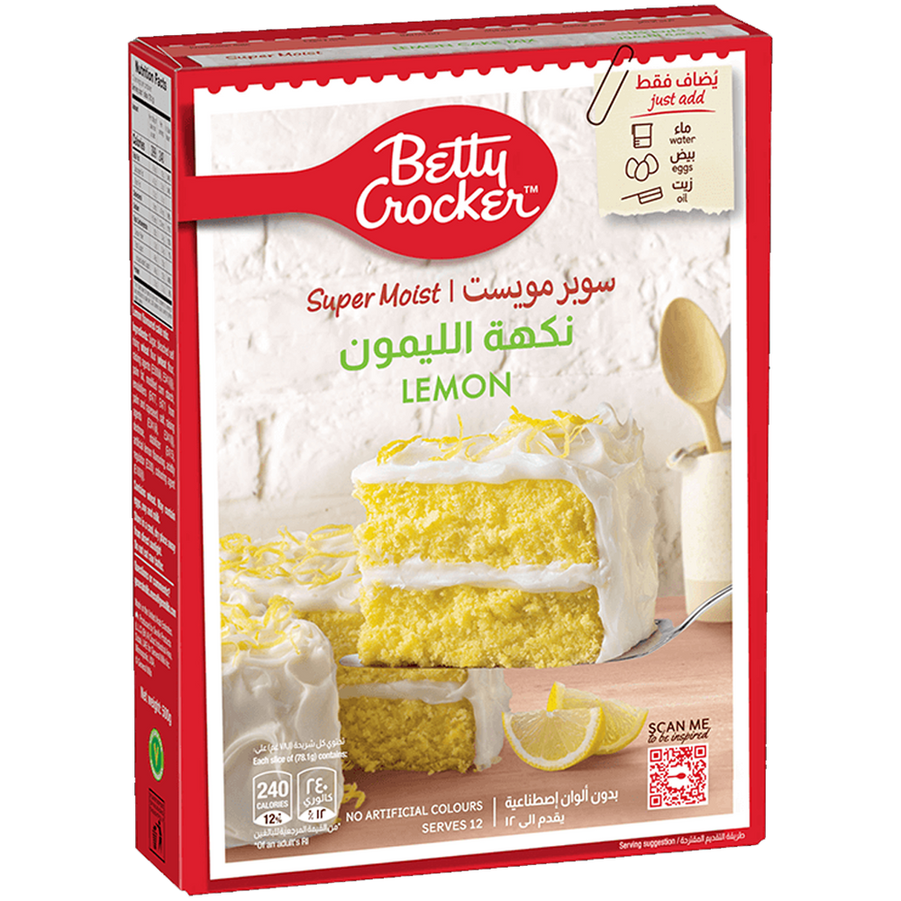 Betty Crocker Super Moist Lemon Cake Mix 500g