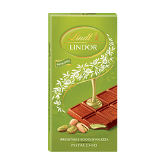 Lindt Lindor Milk Chocolate Slab Filled with Pistachio Cream