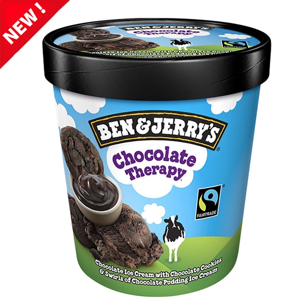 BEN & JERRY'S CHOCOLATE THERAPY ICE CREAM 473ML