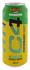 C4 Performance Millions Energy Drink Millions Apple Flavor - Sugar Free