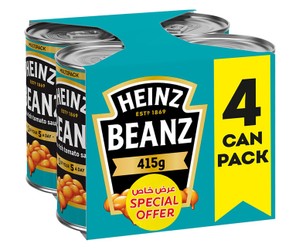 Heinz Beanz Baked Beans 415Gx4 Pc Otr