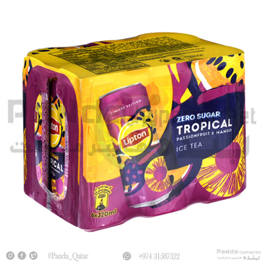 LIPTON TROPICAL ZERO SUGAR X6