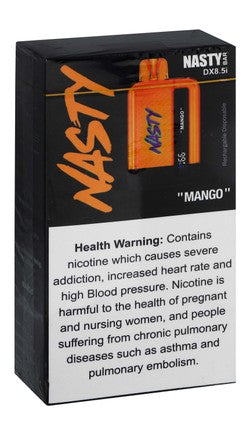 Nasty Bar Rechargeable Disposable Vape Mango Flavor (20mg/ml)