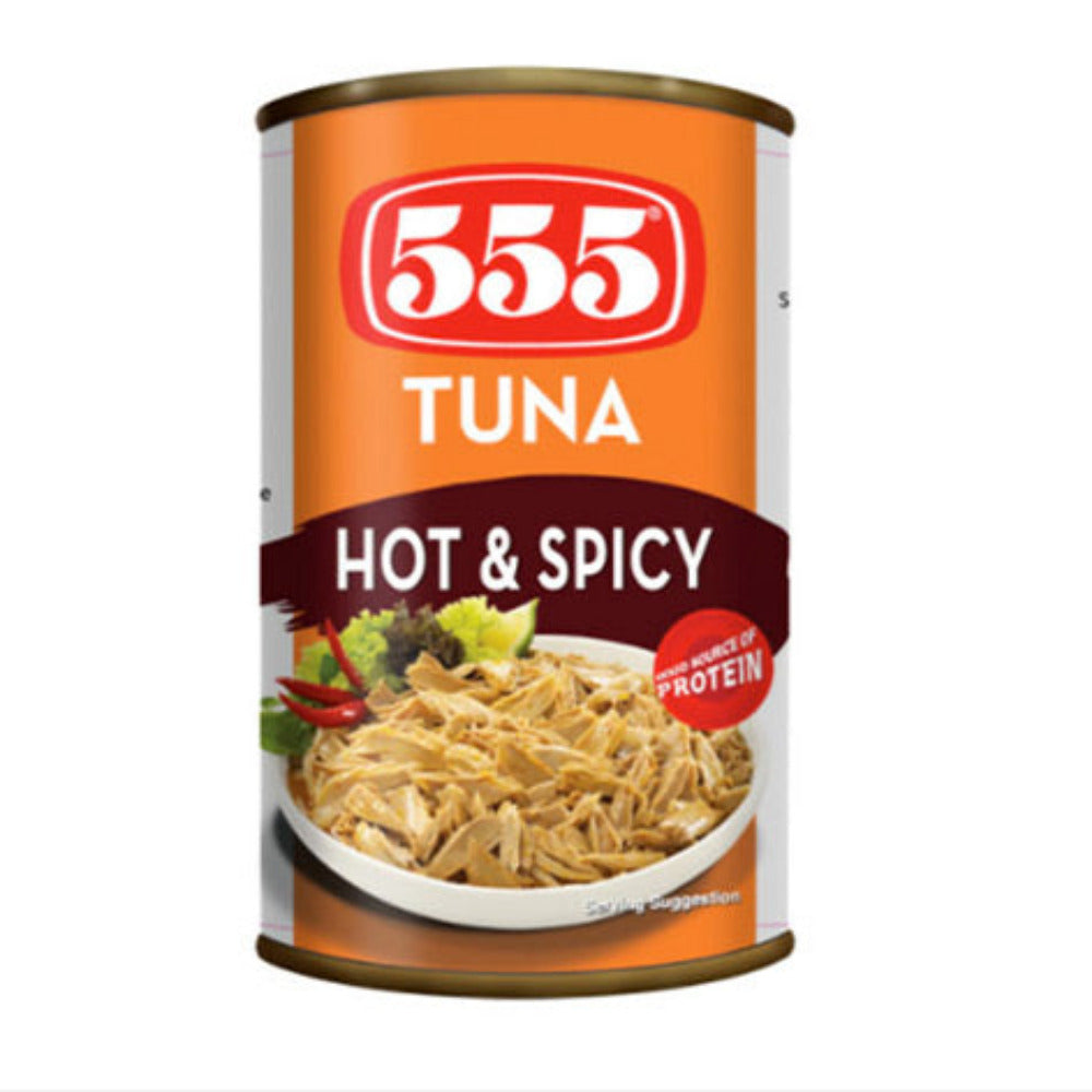 555 Tuna Flakes Hot & Spicy 155g