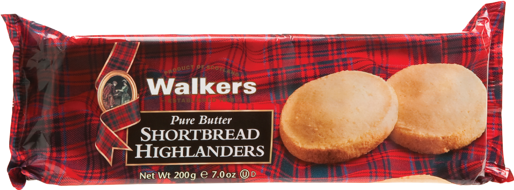 WALKERS PURE BUTTER SHORT BREAD HIGH LANDERS 200G
