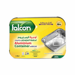 Falcon Aluminium Container With Lid 10pc