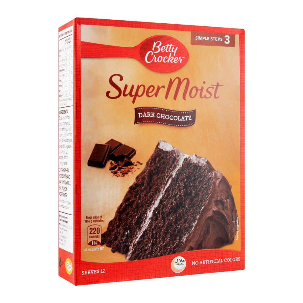 Betty Crocker Super Moist Dark Chococlate 500gm