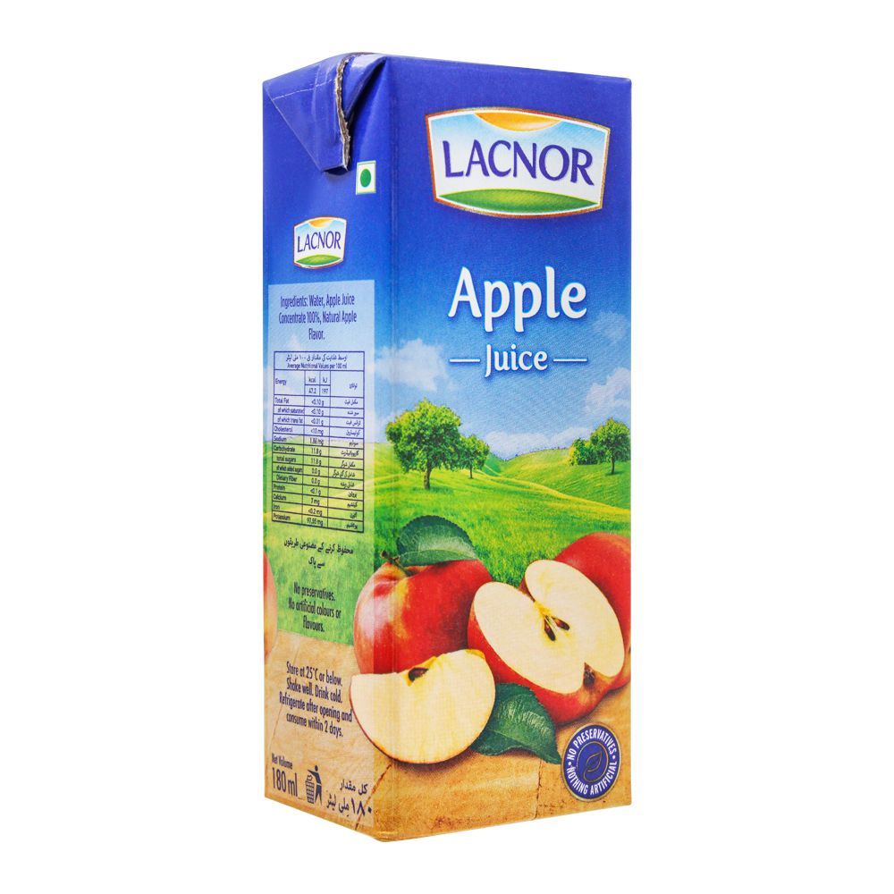 Lacnor Apple Juice 180ml
