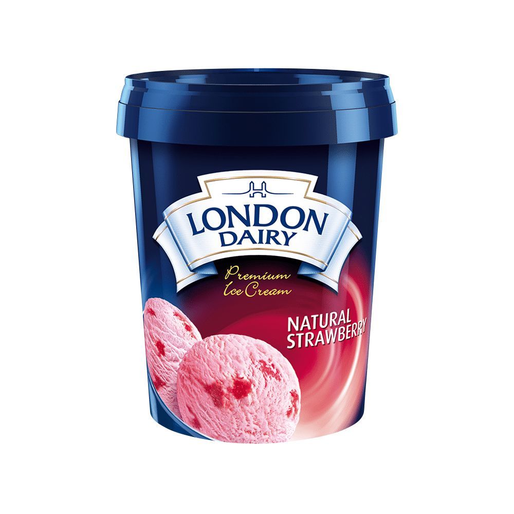 London Dairy Natural S/berry 500ml