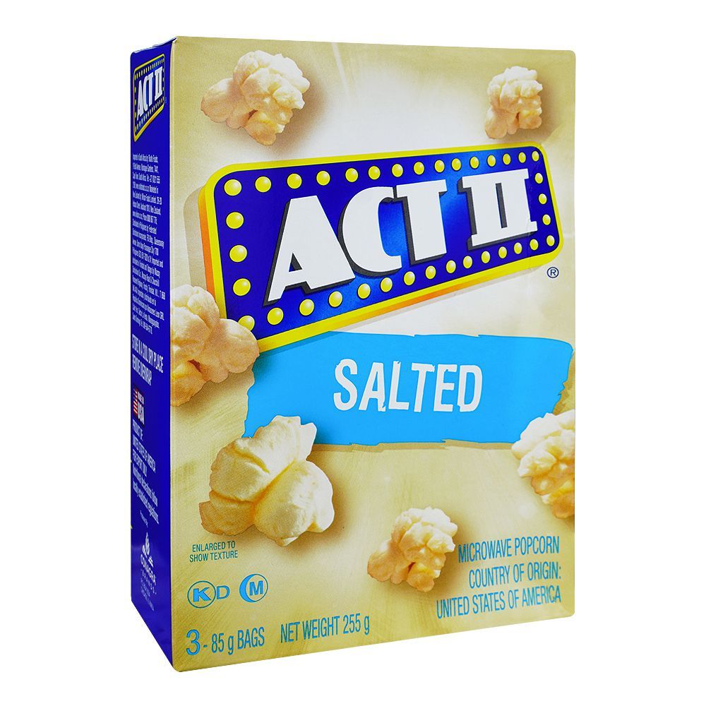 ACT2 SALTED POPCORN 255GM
