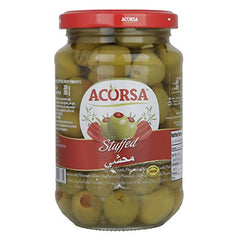 ACORSA STUFFED GREEN OLIVES 470GM
