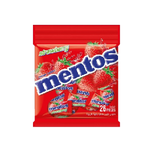 Mentos Chewy Dragees Strawberry Flavor 70.2gm