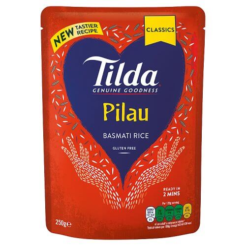 TILDA PILAU BASMATI RICE 250GM
