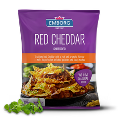 Emborg Shredded Red Cheddar Cheese 200 GM