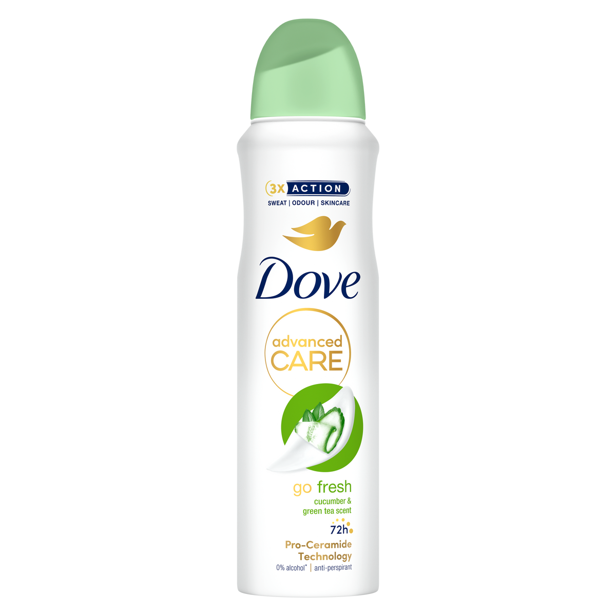 Dove Go Fresh 48H Antiperspirant Deodorant Spray Cucumber&Green Tea 150ml