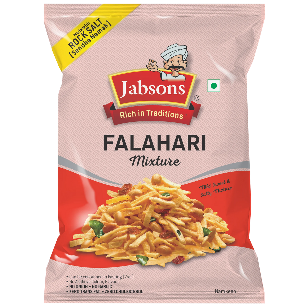 Jabsons Falahari Mixture Mild Spicy Flavor - Vegetarian, Artificial Colors Free, Preservatives Free