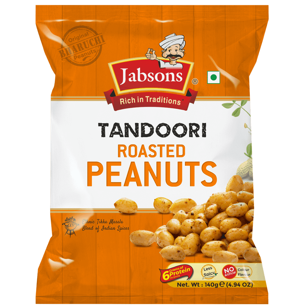 Jabsons Roasted Peanuts Tandoori Flavor - vegetarian