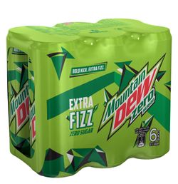 Mountain Dew Zero Sugar Extra Fizz 330 Mlx6 Pc Otr
